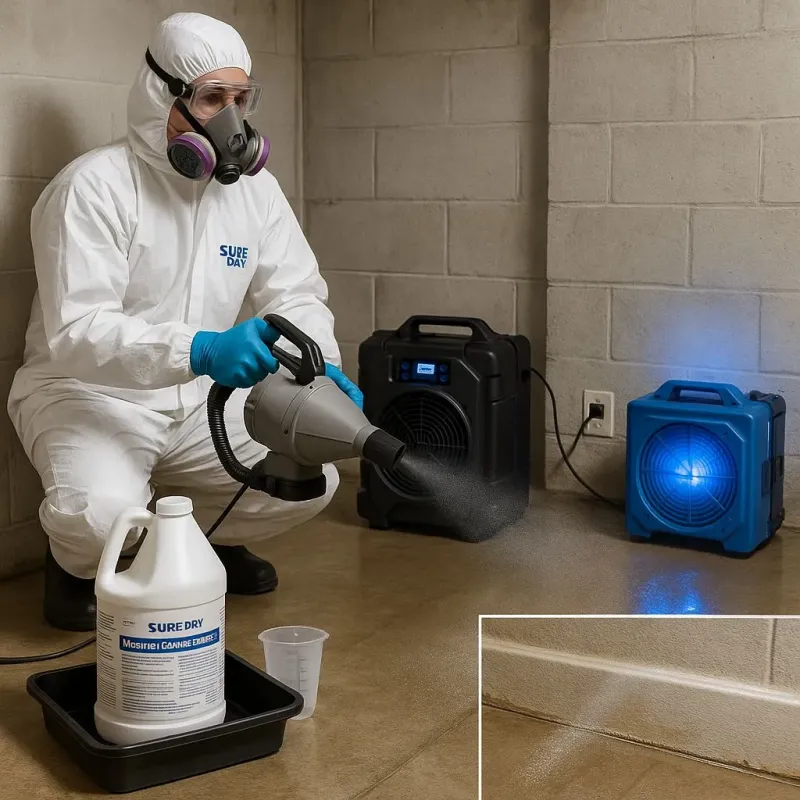 Sanitization and Odor Removal process in Riverside, IL
